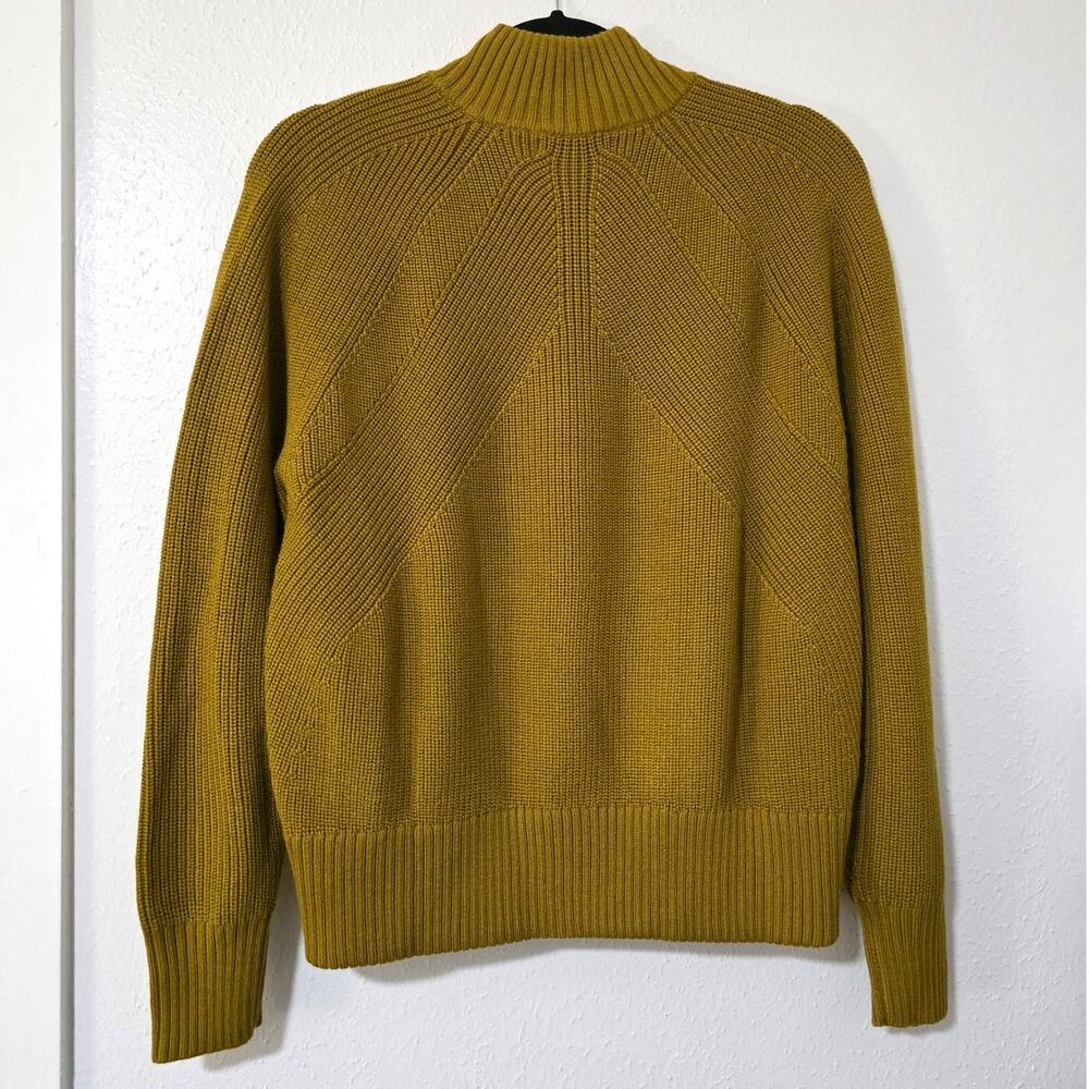 Athleta En Route Full Zip Sweater Thermolite Cardigan Jacket Palo Verde Wool - Picture 4 of 11